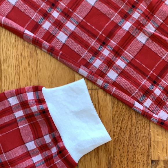 NWT Pink Lily Red Plaid Lounge Joggers by Pink Lily - Picture 7 of 8